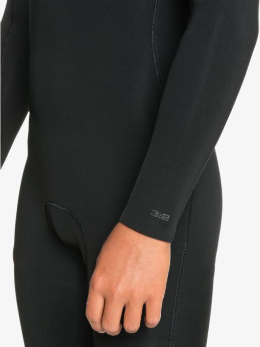 negro 8-16 sesiones de 3/2 mm l/sl fullsuit D6T4D2194 Niños Quiksilver