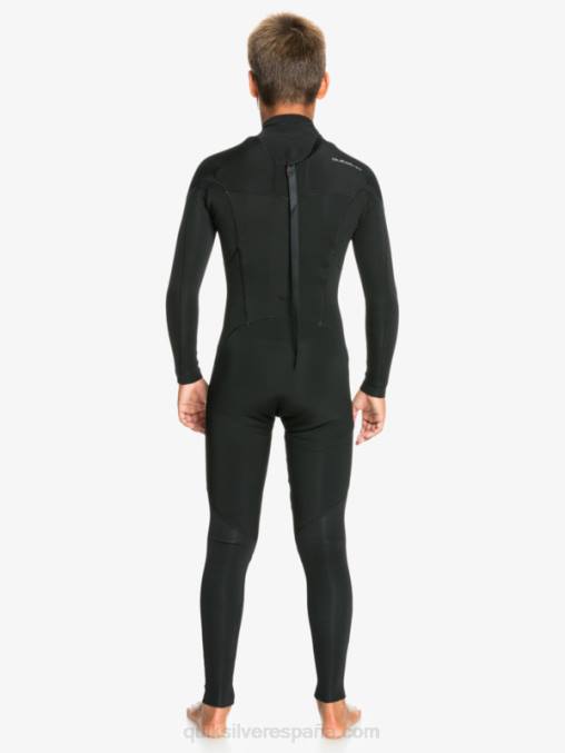 negro 8-16 sesiones de 3/2 mm l/sl fullsuit D6T4D2194 Niños Quiksilver