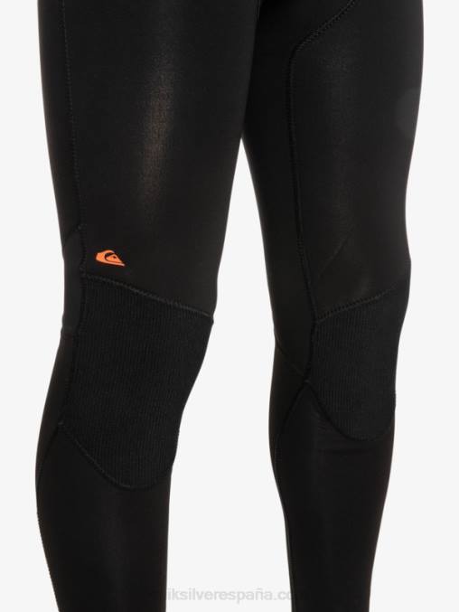 negro/azul provincial 8-16 Traje de neopreno con cremallera en la espalda para sesiones diarias de 3/2 mm D6T4D2223 Niños Quiksilver