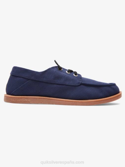 azul Marrón zapatos dragados del puerto D6T4D1885 hombres Quiksilver