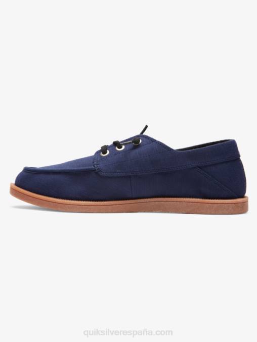 azul Marrón zapatos dragados del puerto D6T4D1885 hombres Quiksilver