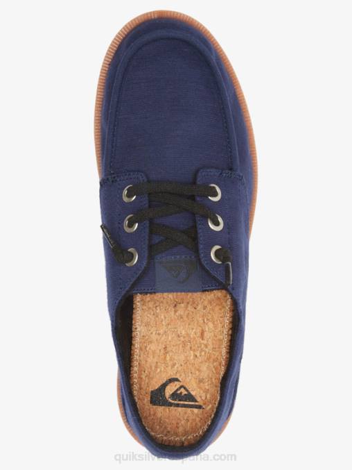 azul Marrón zapatos dragados del puerto D6T4D1885 hombres Quiksilver