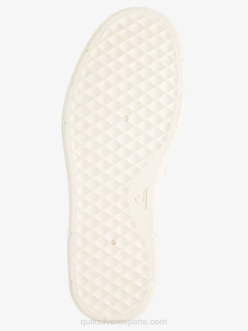 blanco negro zapatos sin cordones Harbor Wharf D6T4D1290 hombres Quiksilver