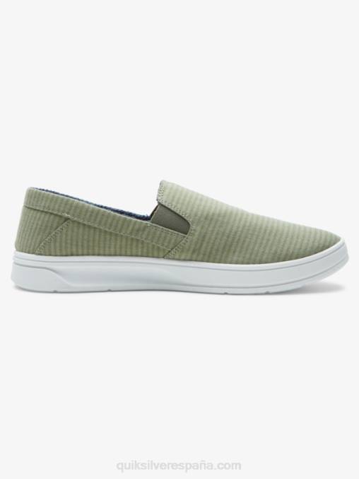 verde 1 zapatos sin cordones Harbor Wharf D6T4D1289 hombres Quiksilver