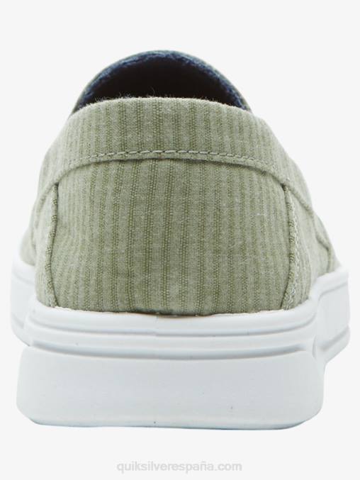 verde 1 zapatos sin cordones Harbor Wharf D6T4D1289 hombres Quiksilver