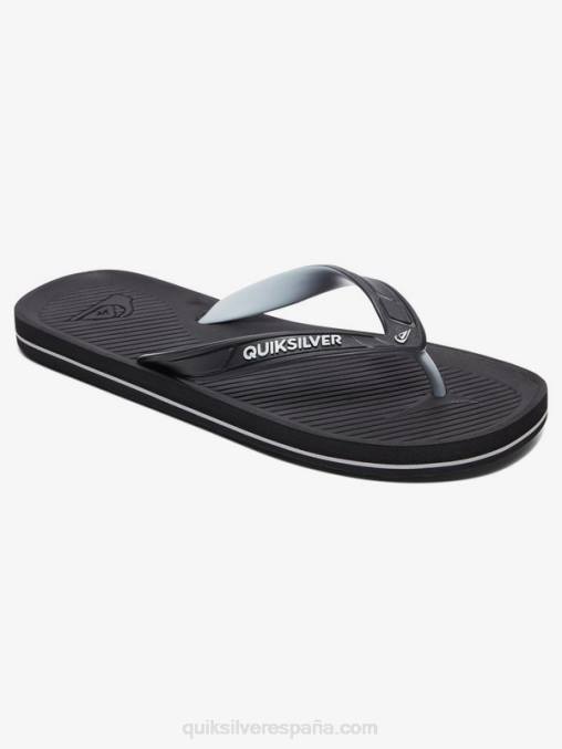 Gris oscuro chanclas haleiwa D6T4D1648 hombres Quiksilver