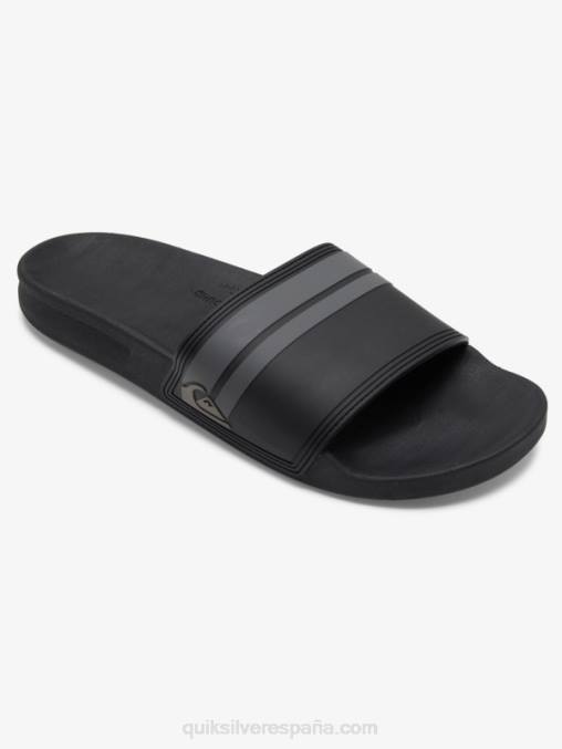 Gris oscuro sandalias Rivi Slide Slider D6T4D763 hombres Quiksilver