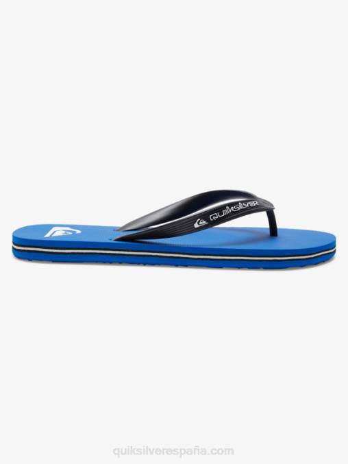 azul 1 chanclas molokai core D6T4D593 hombres Quiksilver
