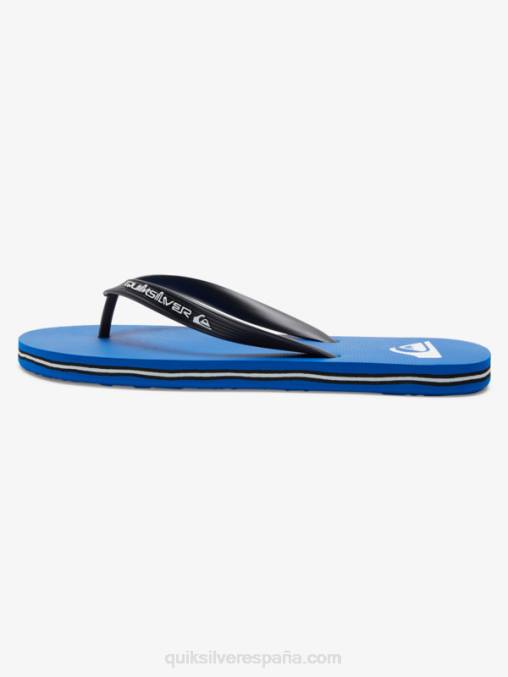 azul 1 chanclas molokai core D6T4D593 hombres Quiksilver