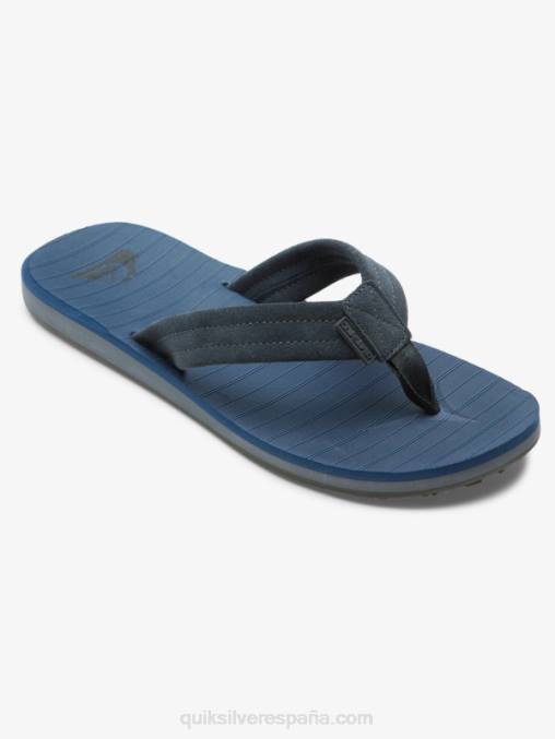 azul 1 sandalias carver con núcleo de ante D6T4D878 hombres Quiksilver