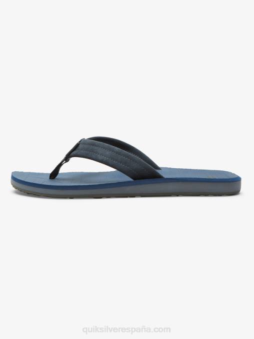 azul 1 sandalias carver con núcleo de ante D6T4D878 hombres Quiksilver