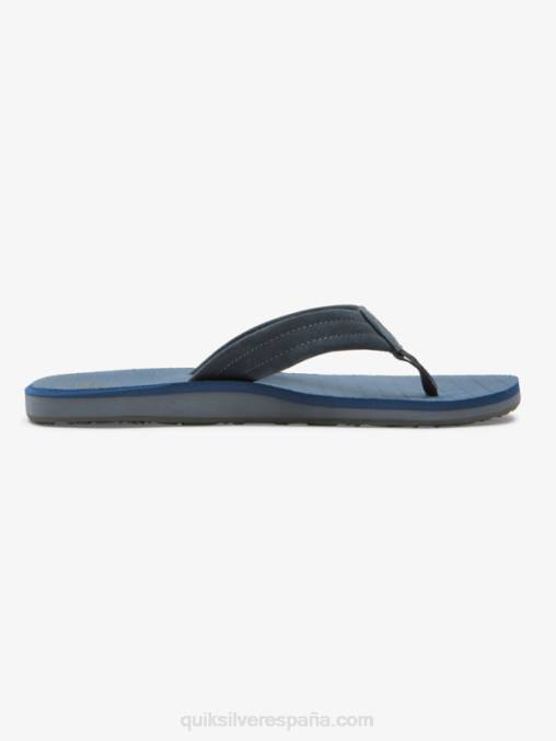 azul 1 sandalias carver con núcleo de ante D6T4D878 hombres Quiksilver