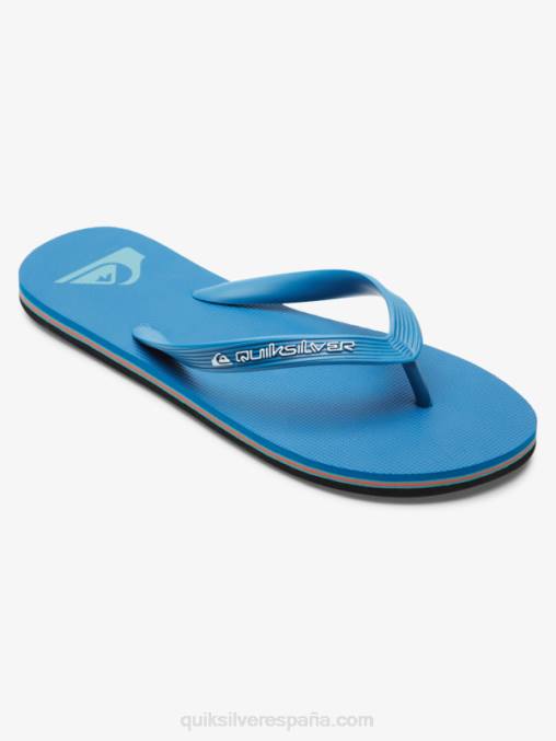 azul 2 chanclas molokai core D6T4D596 hombres Quiksilver