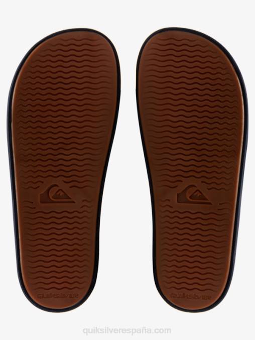 azul 2 sandalias con tira deslizante Rivi Wordmark D6T4D691 hombres Quiksilver