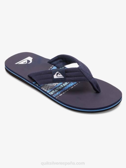 azul 2 sandalias molokai layback D6T4D492 hombres Quiksilver