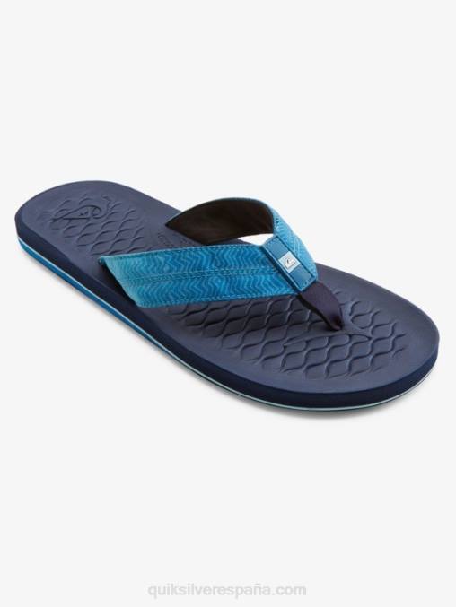 azul 3 chanclas lanai D6T4D1795 hombres Quiksilver