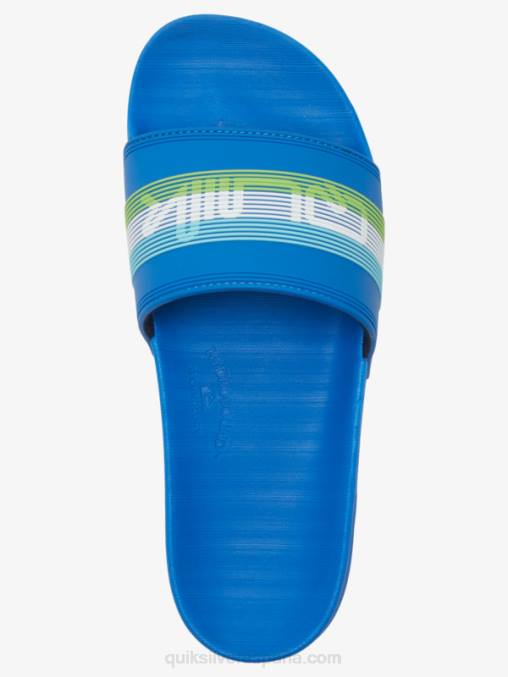 azul 4 sandalias con tira deslizante Rivi Wordmark D6T4D685 hombres Quiksilver