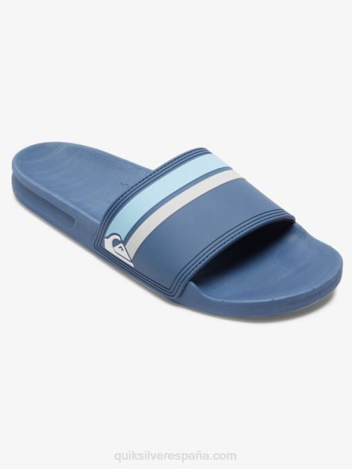 azul 7 sandalias Rivi Slide Slider D6T4D764 hombres Quiksilver