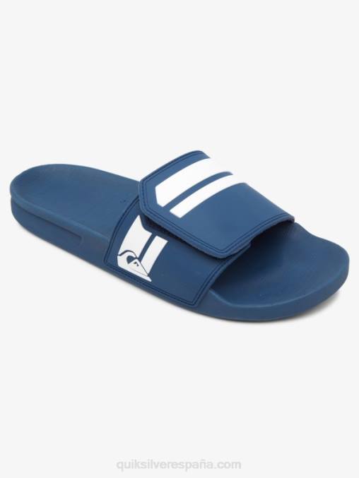 azul blanco deslizadores de ajuste deslizante rivi D6T4D1017 hombres Quiksilver