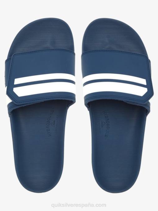azul blanco deslizadores de ajuste deslizante rivi D6T4D1017 hombres Quiksilver