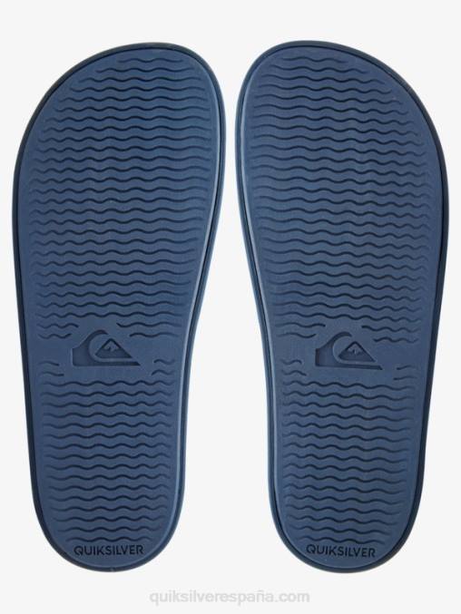 azul blanco deslizadores de ajuste deslizante rivi D6T4D1017 hombres Quiksilver