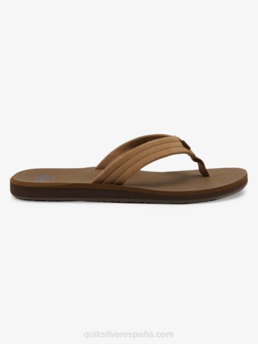bronceado 1 sandalias carver con núcleo de ante D6T4D874 hombres Quiksilver