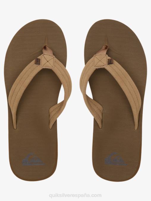 bronceado 1 sandalias carver con núcleo de ante D6T4D874 hombres Quiksilver