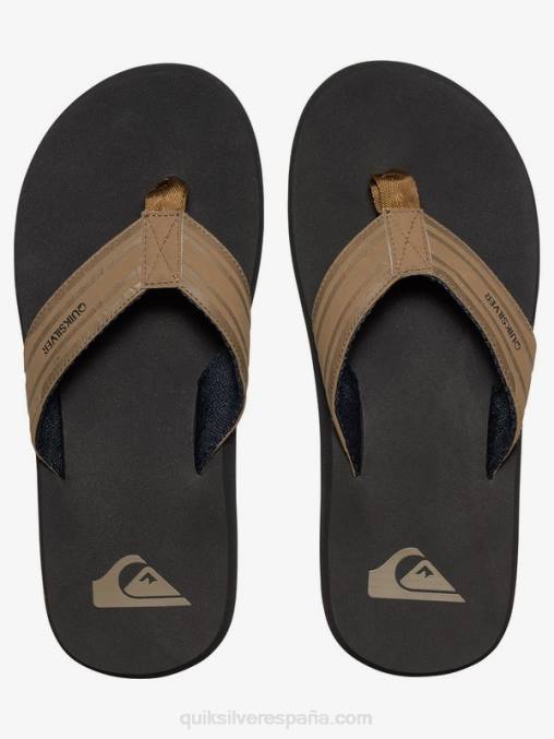 bronceado - sólido sandalias de llave inglesa D6T4D1647 hombres Quiksilver