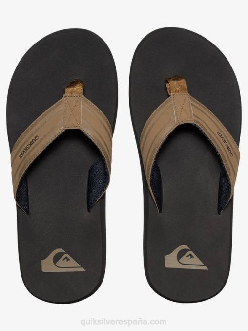 bronceado - sólido sandalias de llave inglesa D6T4D1647 hombres Quiksilver