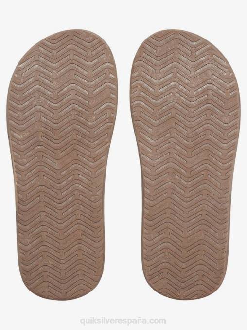 bronceado - sólido sandalias de llave inglesa D6T4D1647 hombres Quiksilver
