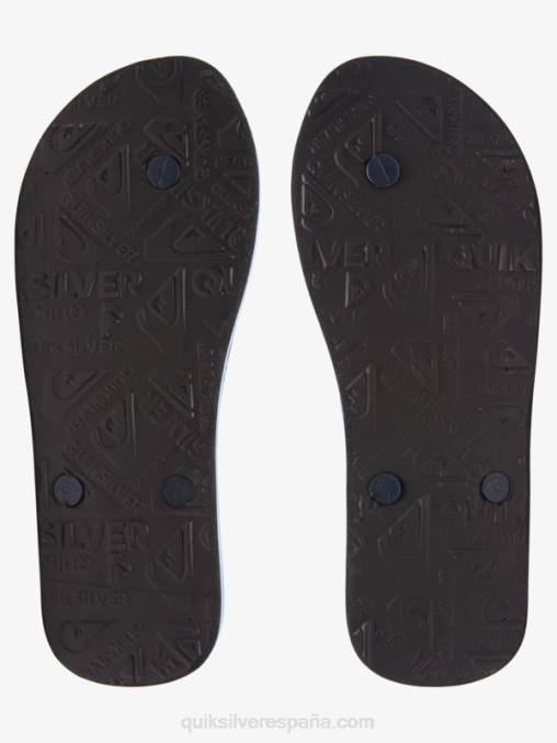 gris 1 chanclas molokai con tinte de resina D6T4D1790 hombres Quiksilver
