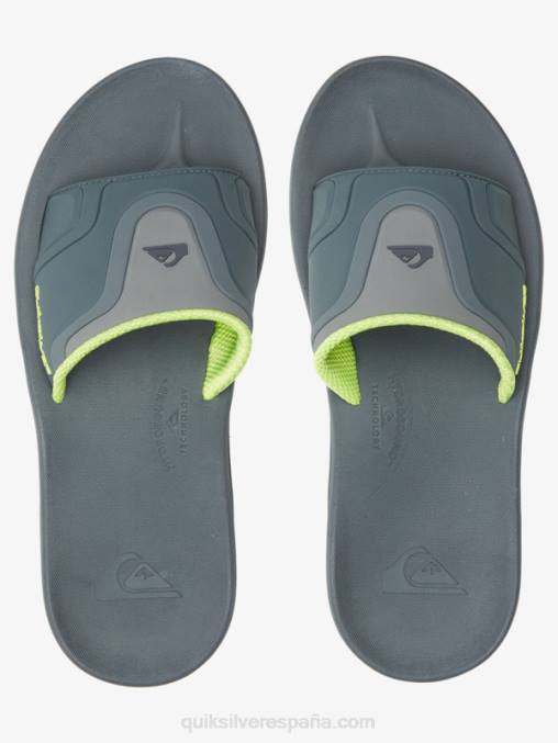 gris 1 sandalias de recuperación Mathodic D6T4D1258 hombres Quiksilver