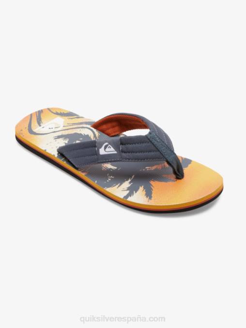 gris 1 sandalias molokai layback D6T4D493 hombres Quiksilver