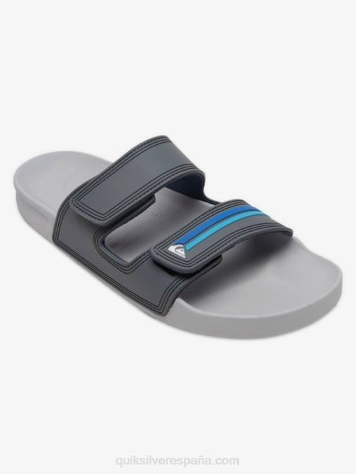 gris azul sandalias Rivi con doble ajuste D6T4D1079 hombres Quiksilver