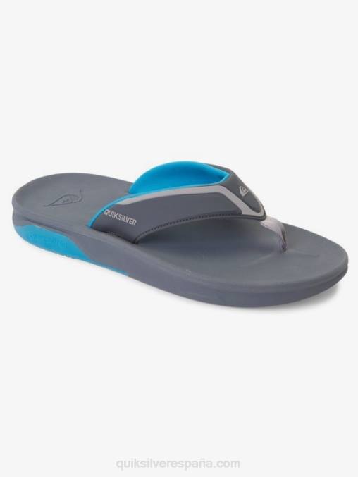 gris azul sandalias de recuperación matemática D6T4D1084 hombres Quiksilver