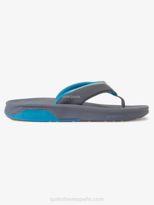gris azul sandalias de recuperación matemática D6T4D1084 hombres Quiksilver