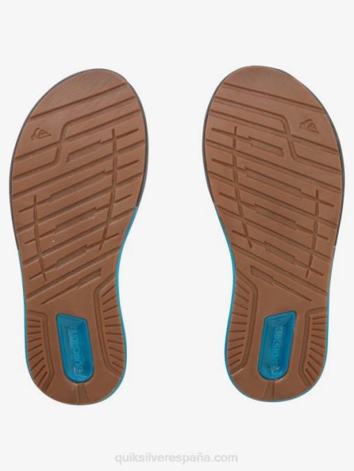 gris azul sandalias de recuperación matemática D6T4D1084 hombres Quiksilver