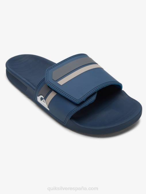 gris azulado deslizadores de ajuste deslizante rivi D6T4D1018 hombres Quiksilver