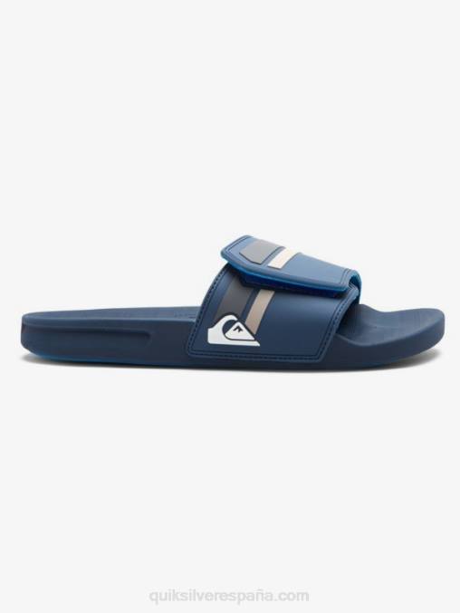 gris azulado deslizadores de ajuste deslizante rivi D6T4D1018 hombres Quiksilver