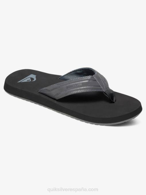gris negro sandalias de llave inglesa D6T4D1645 hombres Quiksilver
