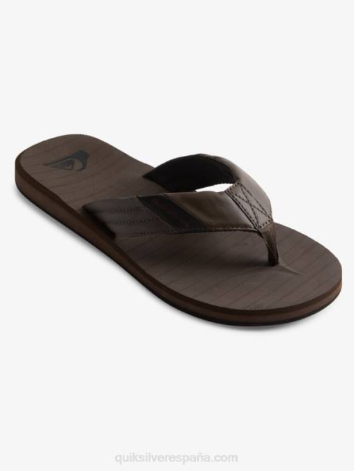 marrón/negro sandalias carver tropics D6T4D1297 hombres Quiksilver