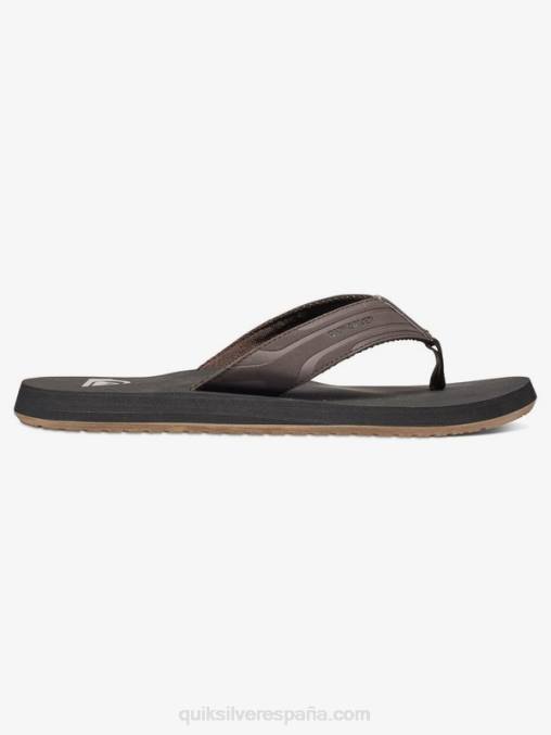 marrón/negro sandalias de llave inglesa D6T4D1646 hombres Quiksilver