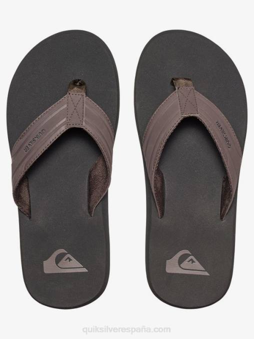 marrón/negro sandalias de llave inglesa D6T4D1646 hombres Quiksilver