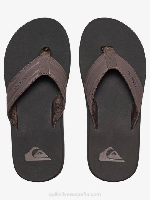 marrón/negro sandalias de llave inglesa D6T4D1646 hombres Quiksilver