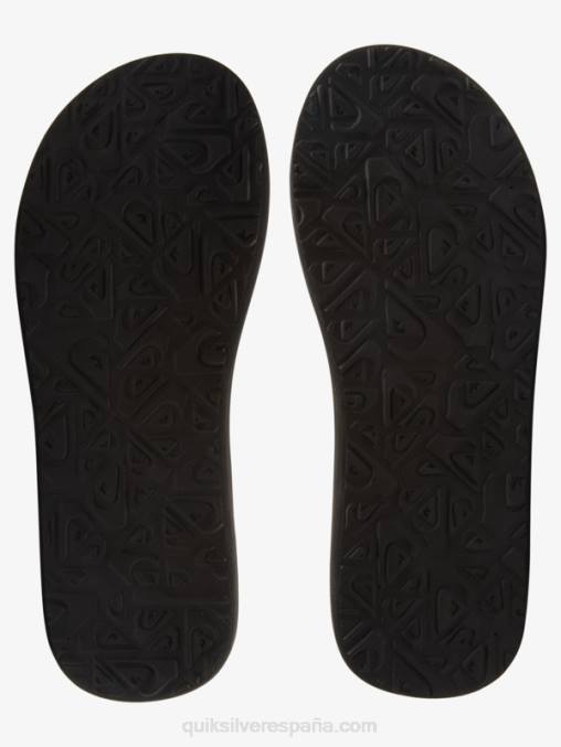 negro/azul/gris sandalias con estampado Carver D6T4D615 hombres Quiksilver