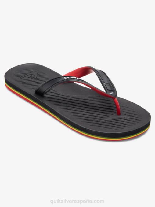 negro chanclas haleiwa core D6T4D949 hombres Quiksilver