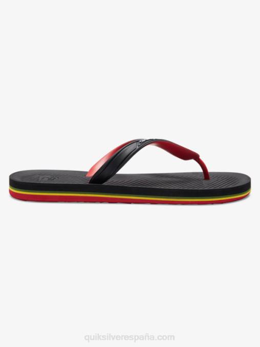 negro chanclas haleiwa core D6T4D949 hombres Quiksilver