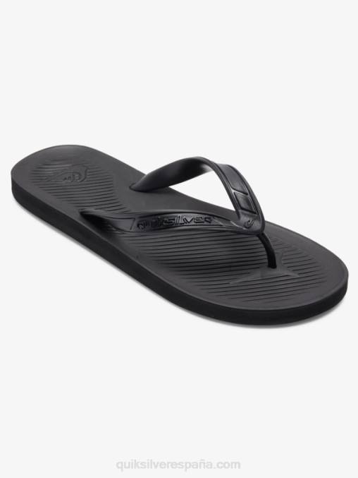 negro chanclas haleiwa core D6T4D950 hombres Quiksilver