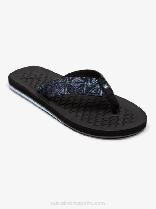 negro chanclas lanai D6T4D1793 hombres Quiksilver