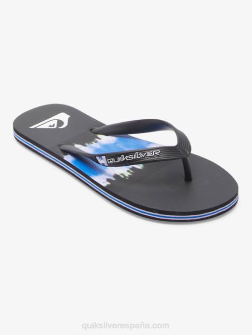 negro chanclas molokai art D6T4D521 hombres Quiksilver